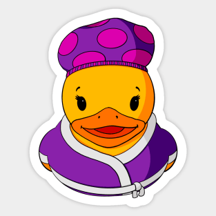 Spa Day Rubber Duck Sticker